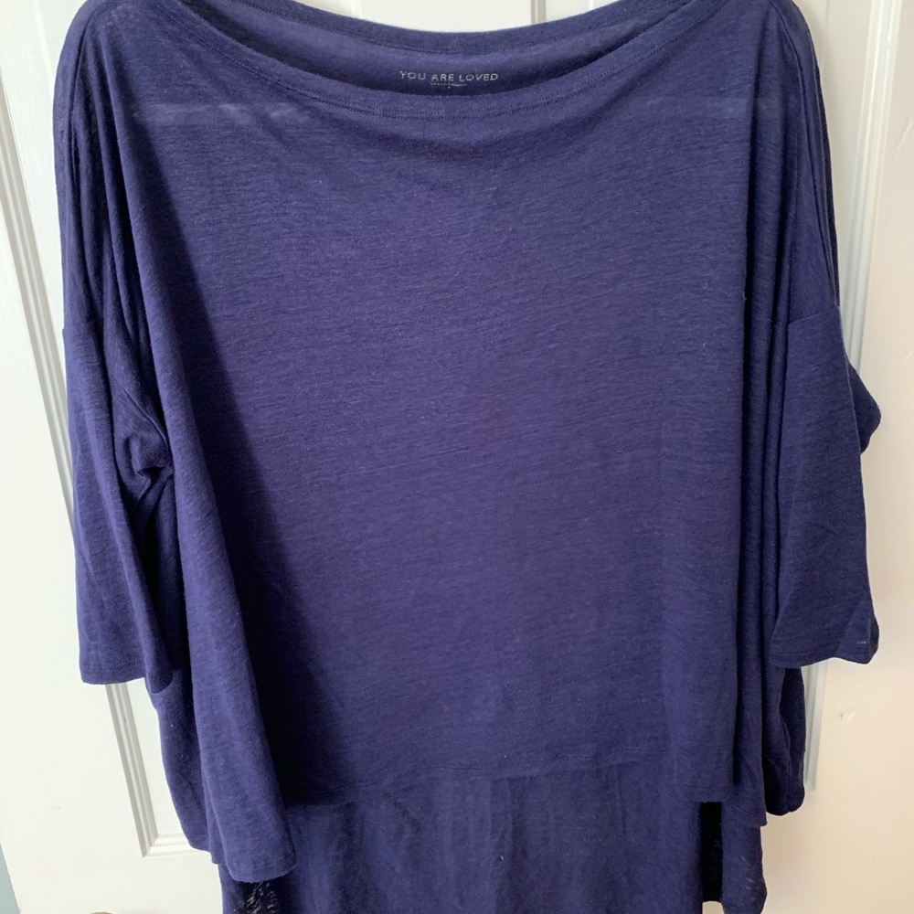 Stella & Dot Addy Poncho Navy